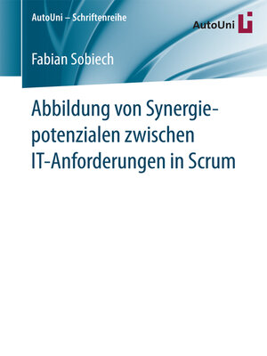 cover image of Abbildung von Synergiepotenzialen zwischen IT-Anforderungen in Scrum